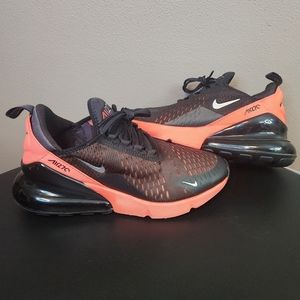 Nike Air Max 270 sz 5.5Y Used Womens sz 7 Black/Red Running